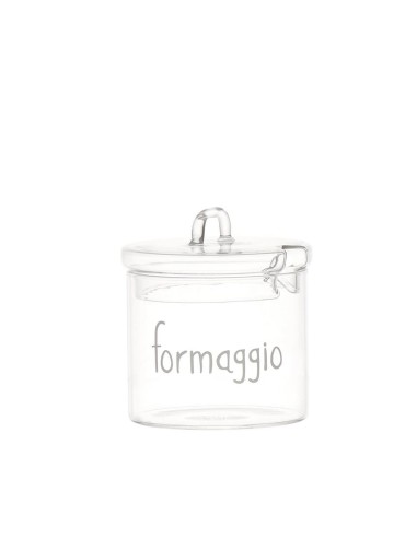 Formaggiera in vetro trasparente Simple Day