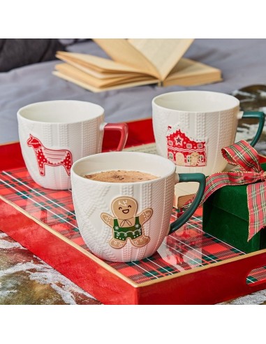 Tazza da colazione natalizia Gingerbread Tognana
