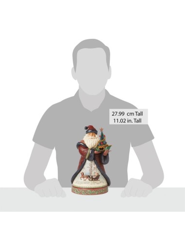 Babbo Natale con Albero di Natale Jim Shore