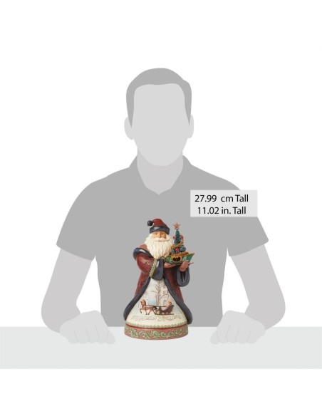 Babbo Natale con Albero di Natale Jim Shore