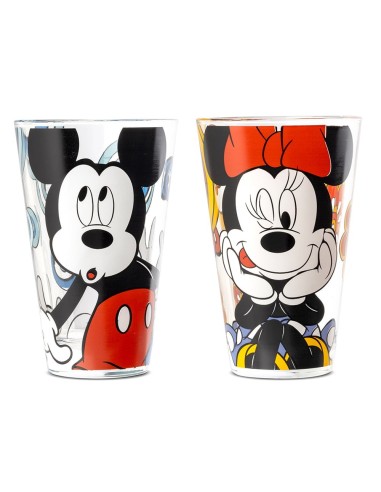 Set 2 bicchieri Topolino e Minnie Disney Forever and Ever Egan