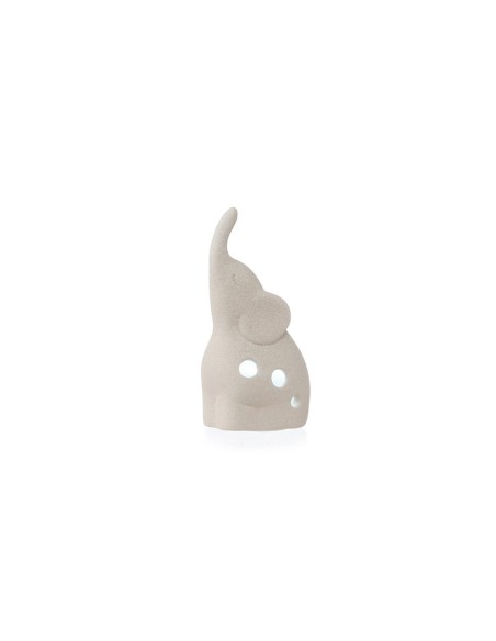 Profumatore Elefante Tortora con Luce Led Ilary Queen 12(H) cm