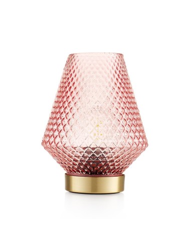 Lampada in vetro cipria Marrakech EMÒ