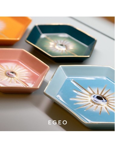 Vassoio esagonale piccolo arancione Egeo EMÒ