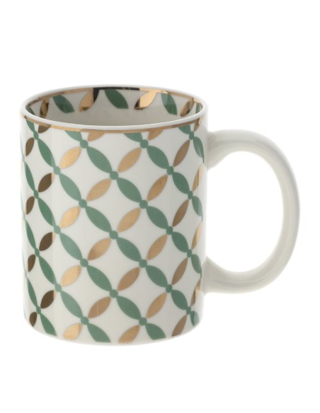 Tazza Mug verde salvia e oro VLK DESIGN by Hervit