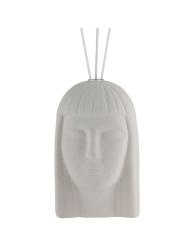 Profumatore Egiziana In Gres Bianco -  Ilary Queen