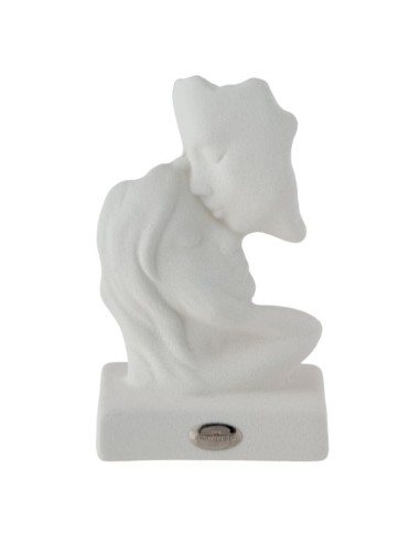 Scultura Coppia In Gres Tortora - Ilary Queen