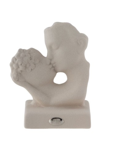 Scultura Flowers In Gres Bianco - Ilary Queen