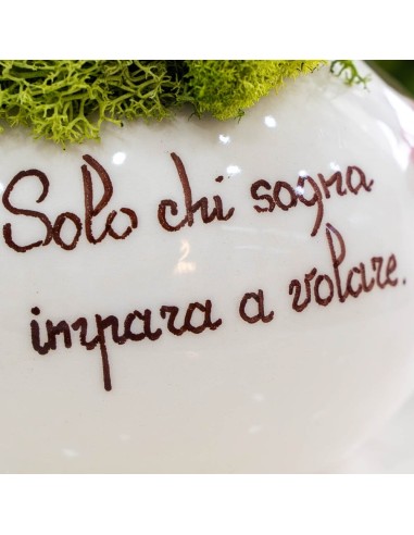 Palloncino Grande Con Piantina Salvia E Rosa - Pienne Design