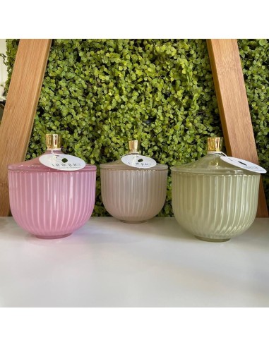 Scatola Portaoggetti Rigata Grande rosa Jutta Maison Scatola Portaoggetti Rigata Grande rosa Jutta Maison