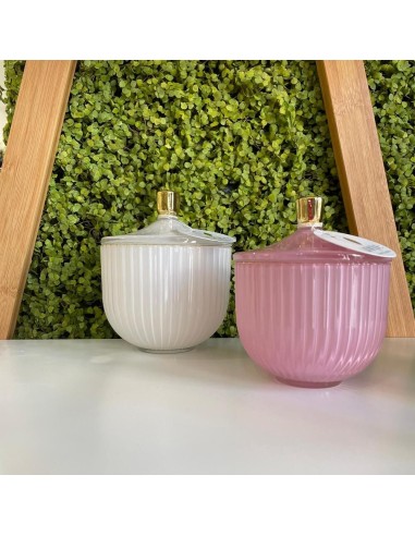 Scatola Portaoggetti Rigata Grande rosa Jutta Maison Scatola Portaoggetti Rigata Grande rosa Jutta Maison