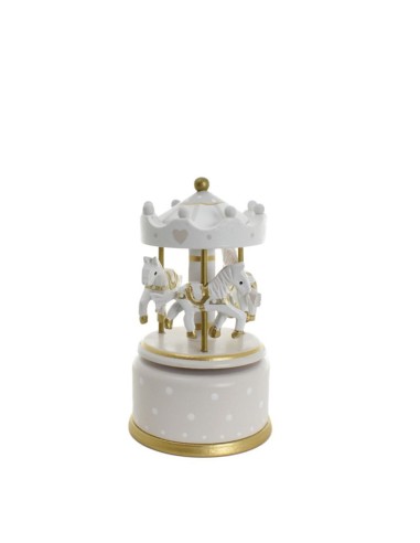 Carillon Giostrina Piccolo con Cavalli Cipria Encantada