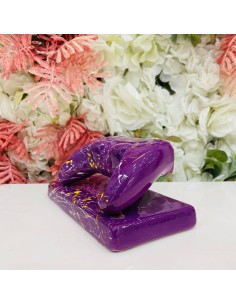 Scultura Controller Joystick Viola con schizzi 2