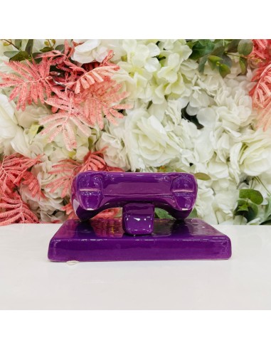 Scultura Controller Joystick Viola con schizzi