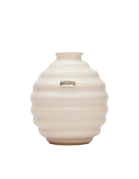 Vaso in Vetro Crema Tom Ch Linea Venezia