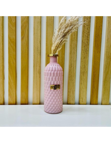 Vaso a bottiglia rosa in vetro Tom Ch