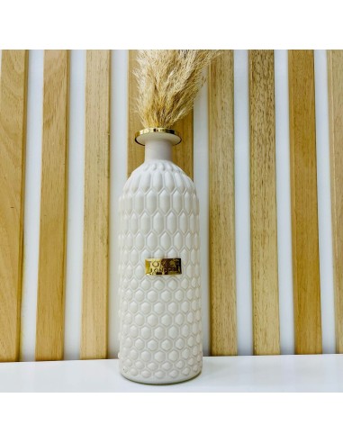 Vaso a bottiglia crema in vetro Tom Ch