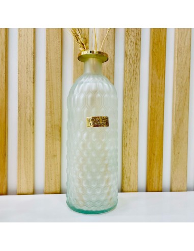 Vaso a bottiglia bianco in vetro satinato Tom Ch