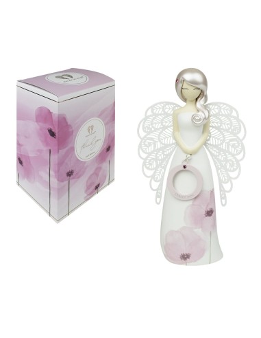 Angelo dell'Amore Thank You Rosa floreale You are an Angel