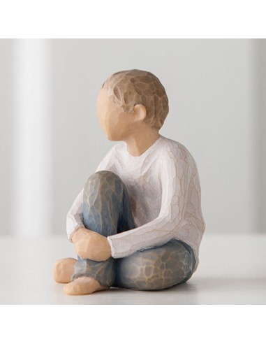 Statuetta Bambino Premuroso Willow Tree 8(H) cm