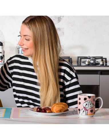 Tazza Mug Impilabile Rosa la Carica dei 101 Walt Disney Egan