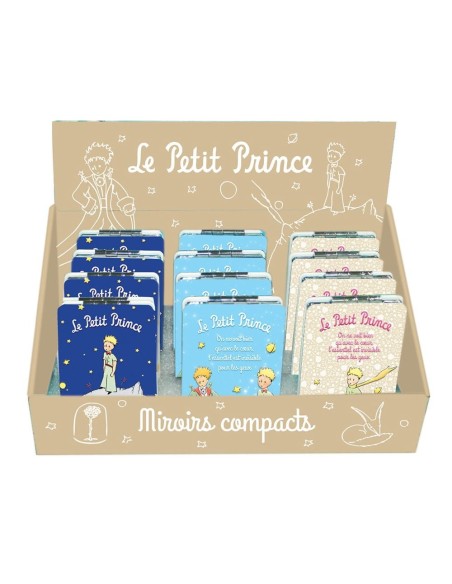 Set 3 Specchietti Portatili del Piccolo Principe 9.5(H) Cm Modelli Assortiti