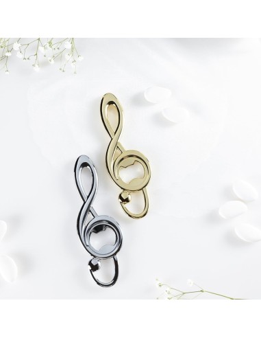 Apribottiglie Chiave di Violino Sound Dorato Bugatti
