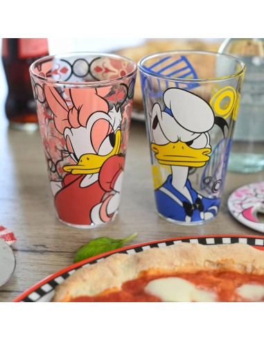 Set 2 bicchieri Paperino e Paperina Disney Forever and Ever Egan