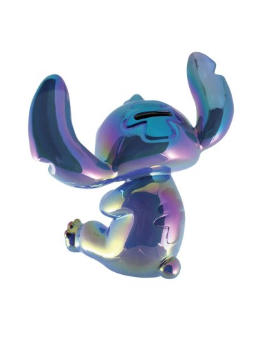 Salvadanaio Stitch blu iridescente Disney Showcase