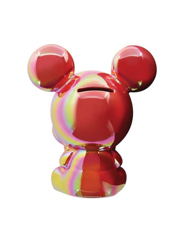 Salvadanaio Mickey Mouse rosso iridescente Disney Showcase