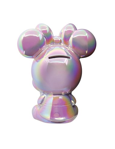 Salvadanaio Minnie viola iridescente Disney Showcase