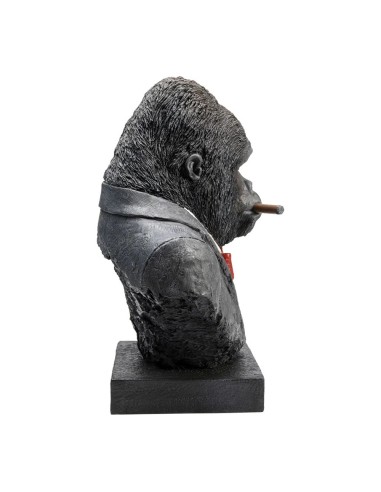 Scultura Gorilla Smoking – Stile moderno e ironico per la casa