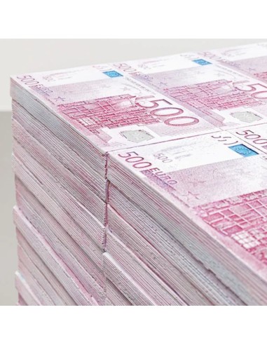 Sgabello Design Iconico con mazzette di banconote da 500 Euro