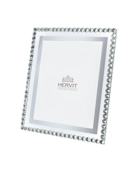 Cornice portafoto grande in cristallo Elegant Hervit