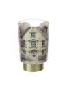 Lampada cilindrica casetta cottage gialla Hervit