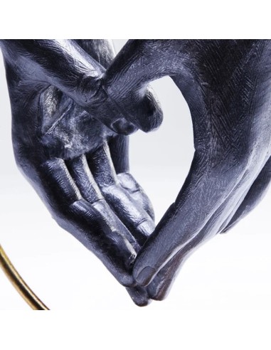 Scultura Decorativa Cuore di Mani