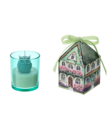 Candela civetta verde Cottage Hervit