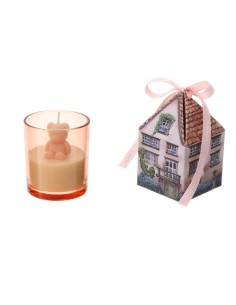 Candela orsetto rosa Cottage Hervit