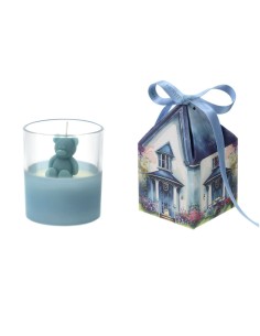 Candela orsetto blu Cottage Hervit