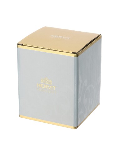 Campana con orsetto biscuit bianco Hervit