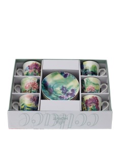 Set 6 Tazzine da caffè Cottage con box regalo Hervit 2