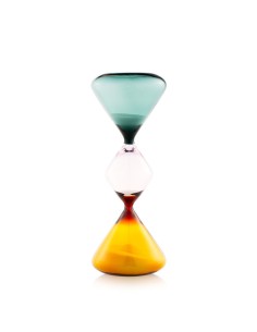 Clessidra grande verde e arancio Momentum Emò