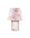 Lampada cilindrica con paralume cipria Rayon Emò