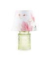 Lampada cilindrica con paralume verde Rayon Emò