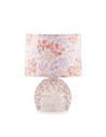 Lampada rotonda con paralume cipria Rayon Emò