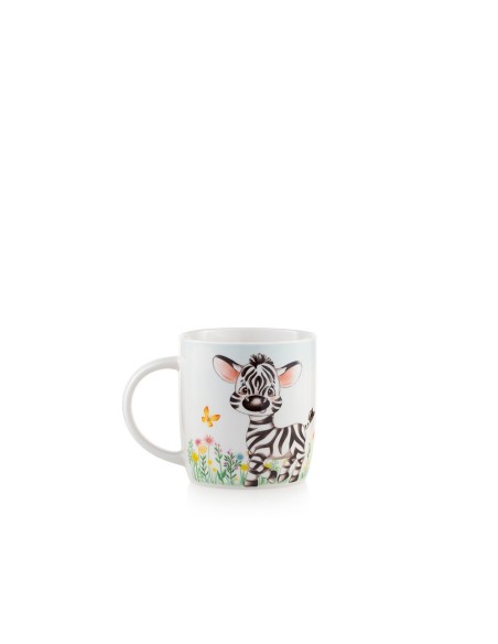 Tazza zebra bianca e nera Sweetie Emò