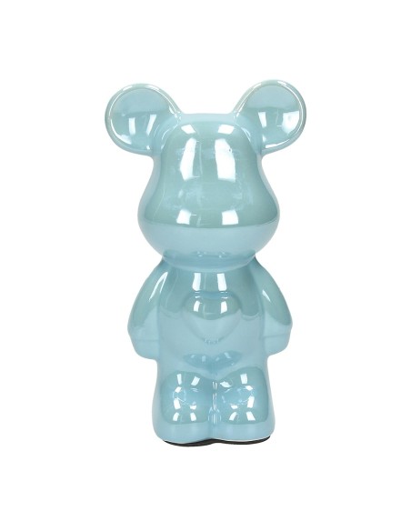 Statuetta orsetto decorativo azzurro Tognana