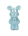 Statuetta orsetto decorativo azzurro Tognana
