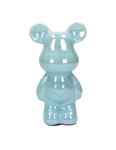 Statuetta orsetto decorativo azzurro Tognana