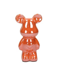 Statuetta orsetto decorativo arancio Tognana